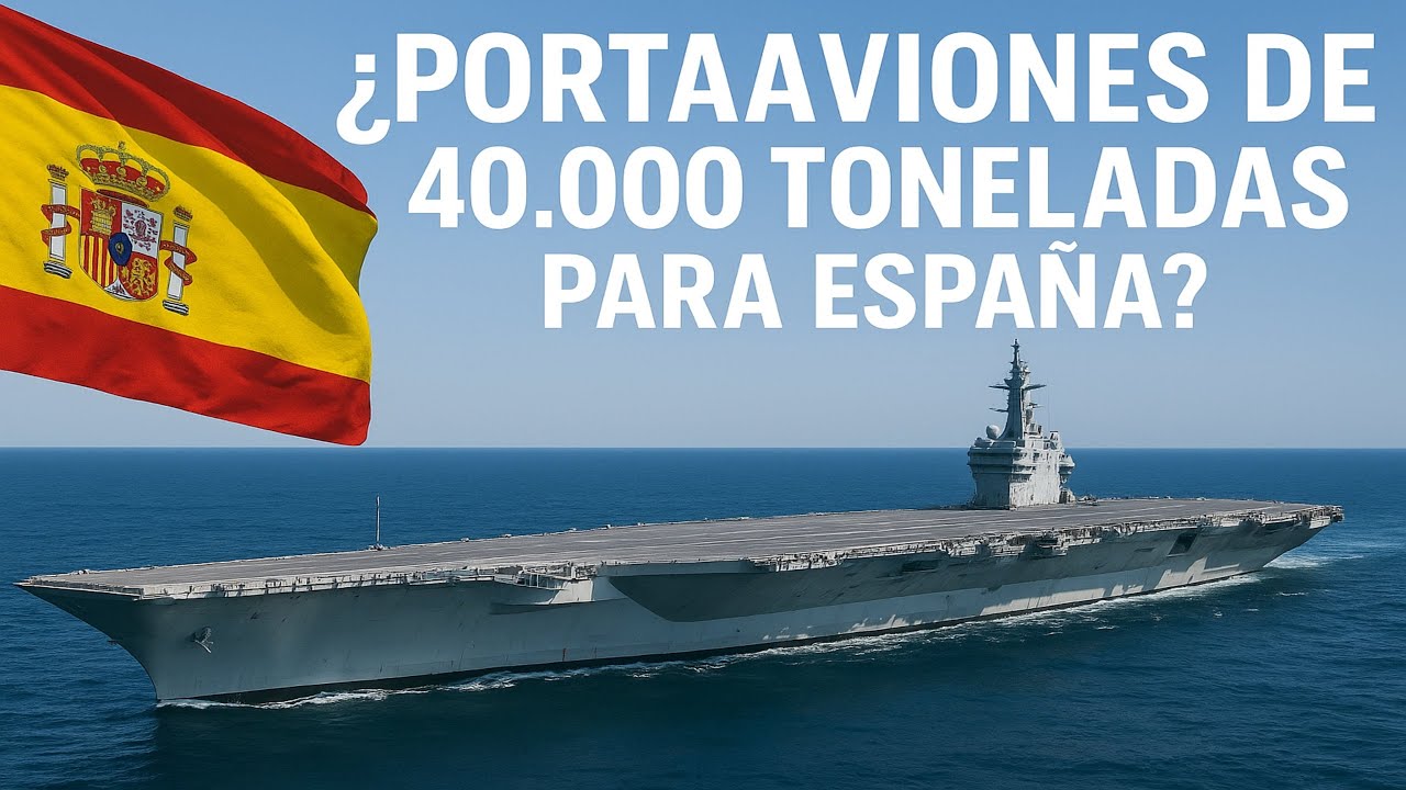 ¿PORTAAVIONES DE 40.000 TONELADAS PARA ESPAÑA? ¡EXITO ZORRO I!