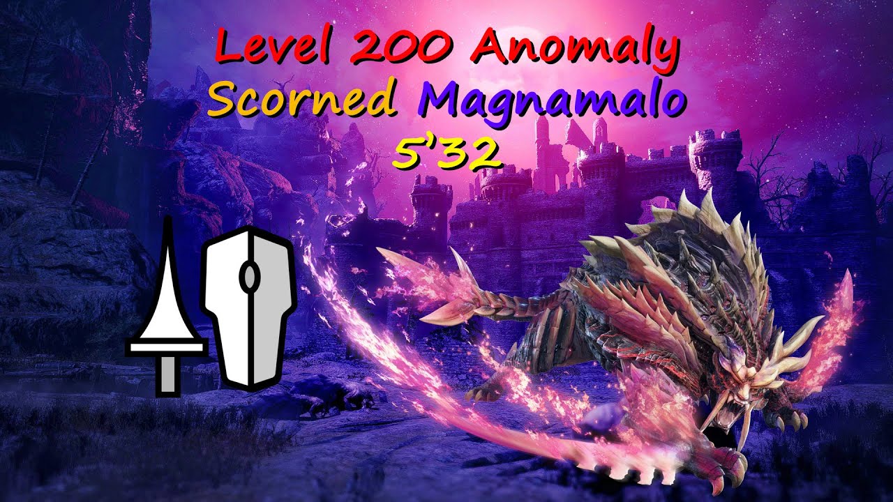 MHR Sunbreak: Level 200 Scorned Magnamalo Lance 5'32