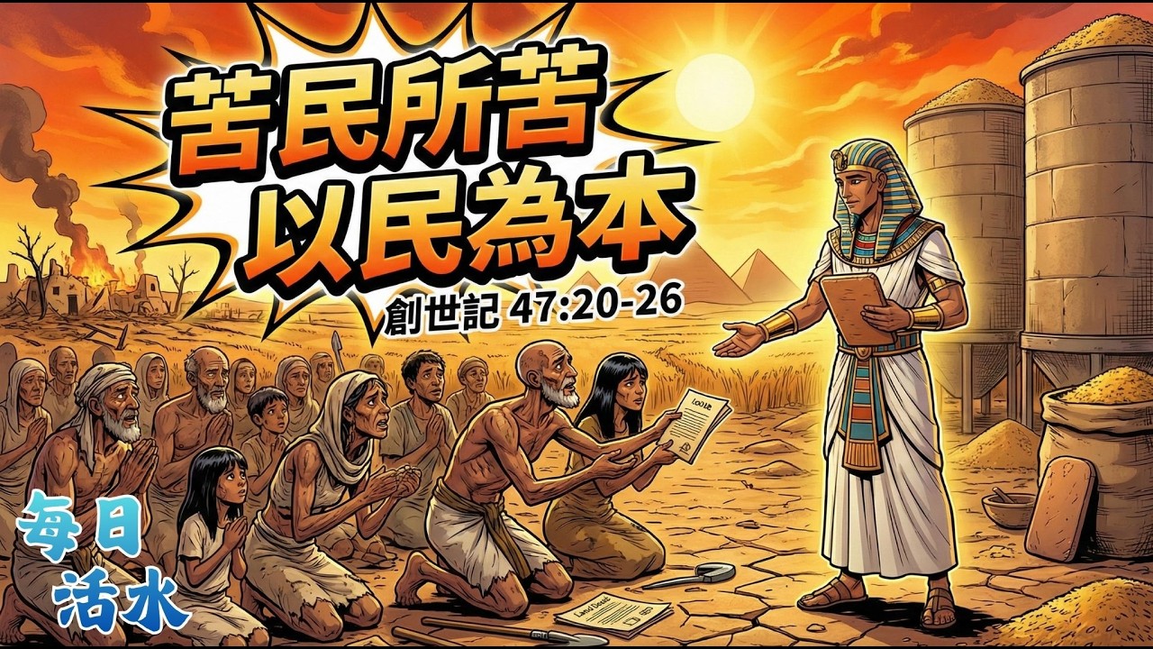 【5分鐘靈魂深呼吸】苦民所苦 以民為本｜每日活水｜卓越楠梓行道會