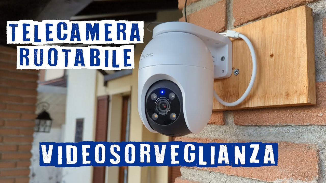 Telecamera Amazon wifi videosorveglianza da esterno dome ruotabile 360 gradi. Test e recensione