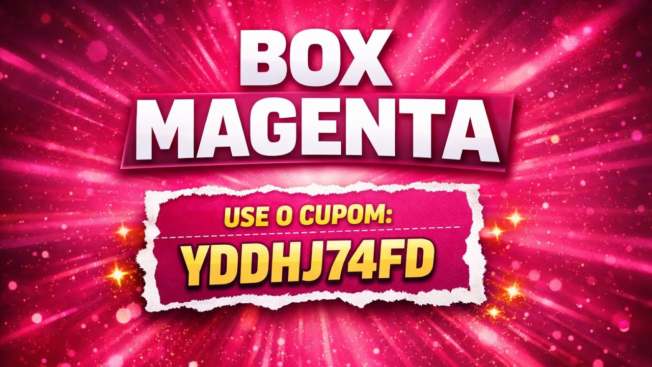 BOX Magenta Dez | Cupom YDDHJ74FD