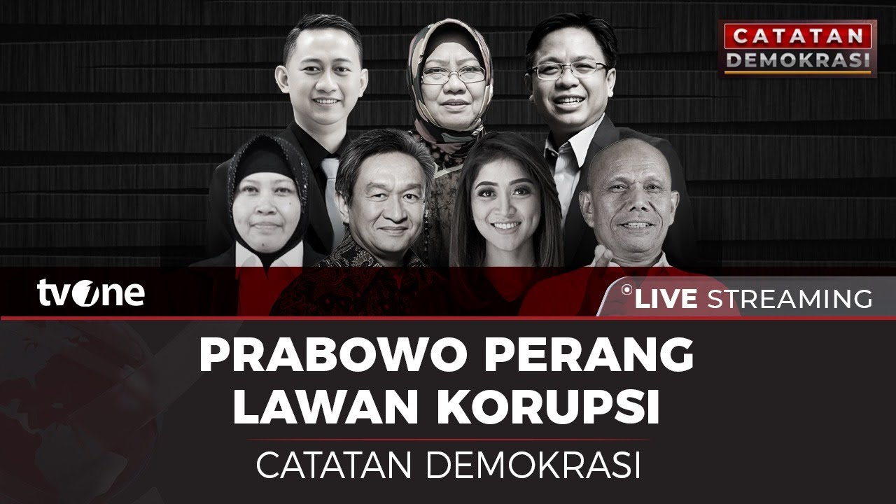 [LIVE] Prabowo Perang Lawan Korupsi | Catatan Demokrasi tvOne