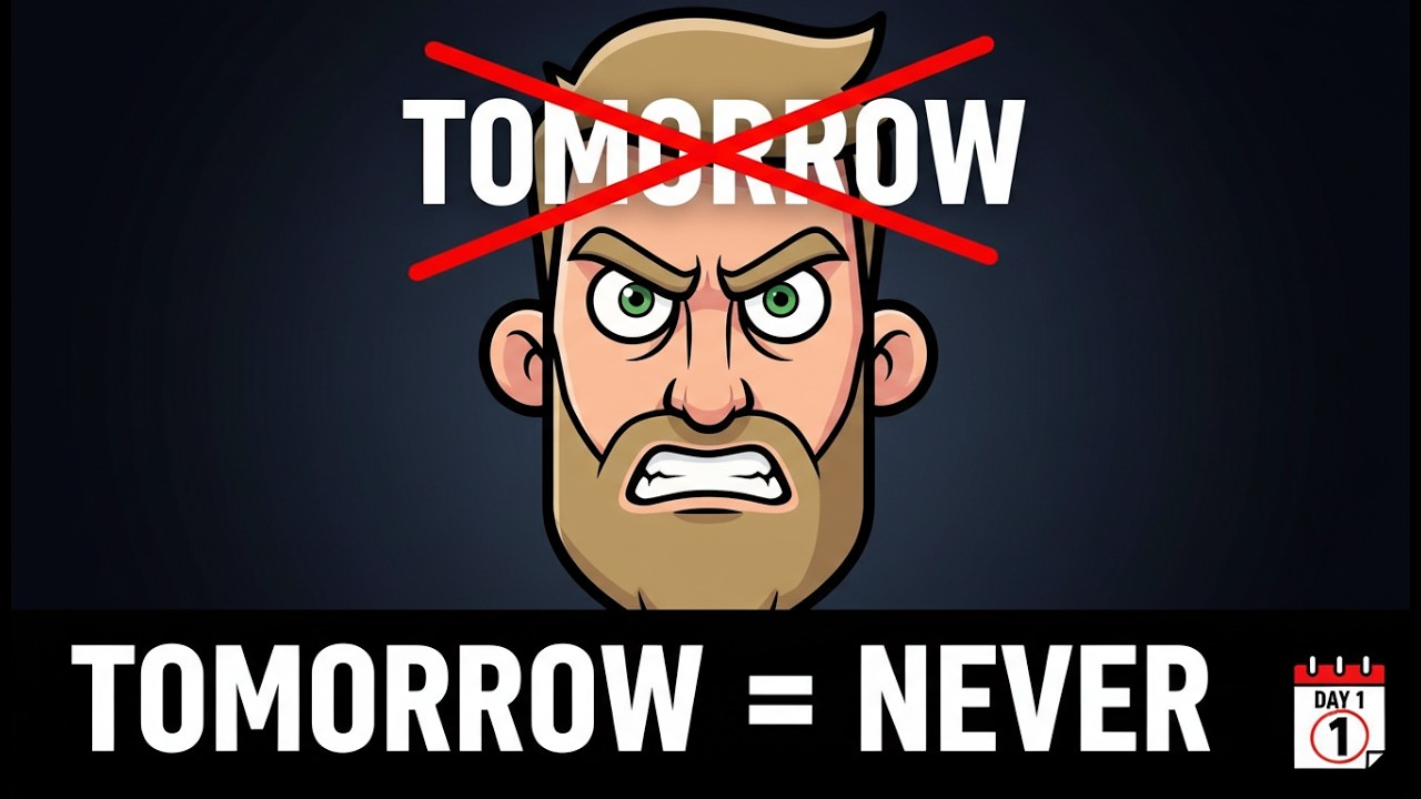 You are not lazy. You're just running away from discomfort (here's how to break 'tomorrow')