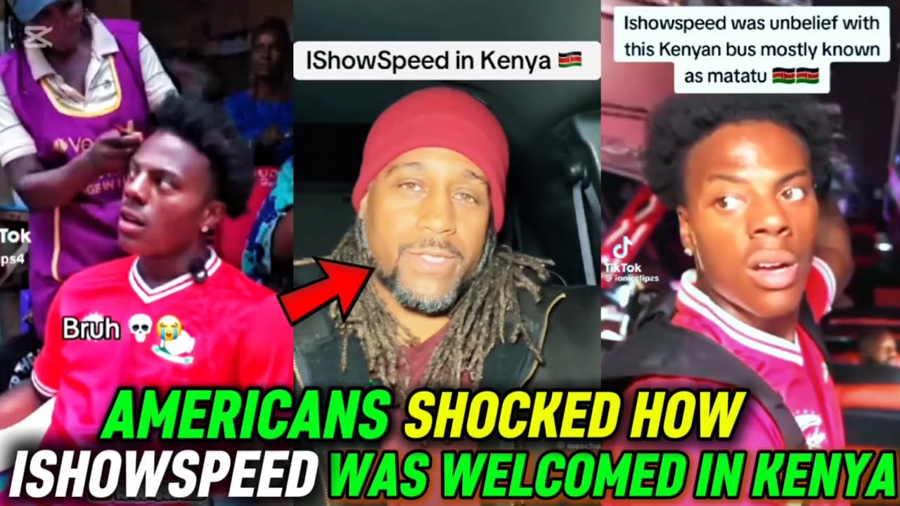 Americans Shocked By How Kenya Gave  IshowSpeed A FULL PRESIDENTIAL welcome 