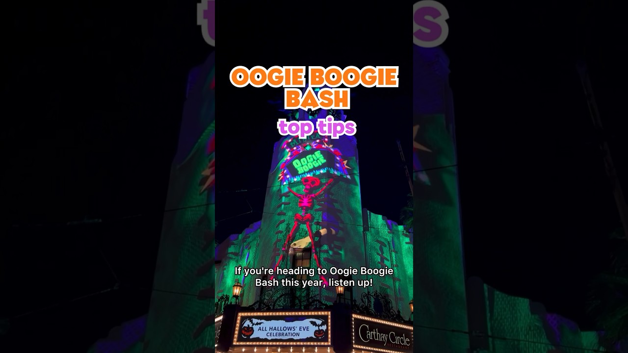 Top 5 Tips for Oogie Boogie Bash! #disneytips #disneycaliforniaadventure #oogieboogiebash #disney