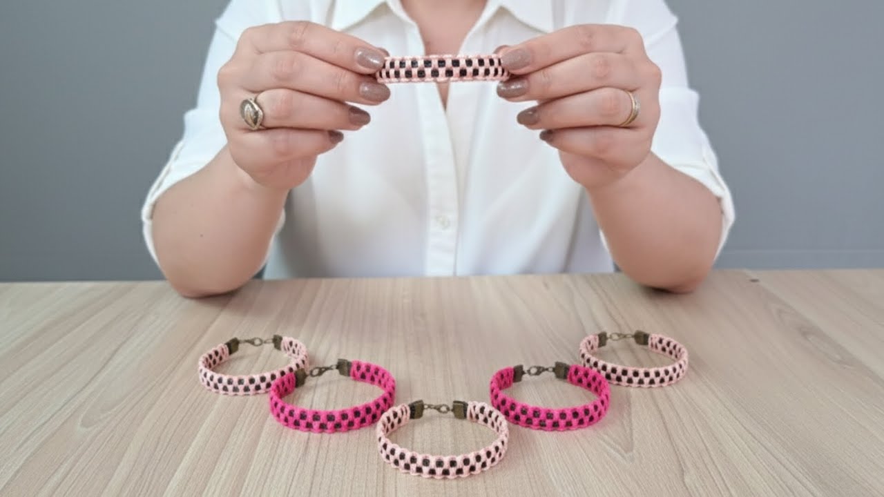 Элегантный браслет макраме | Стильный DIY ручной работы