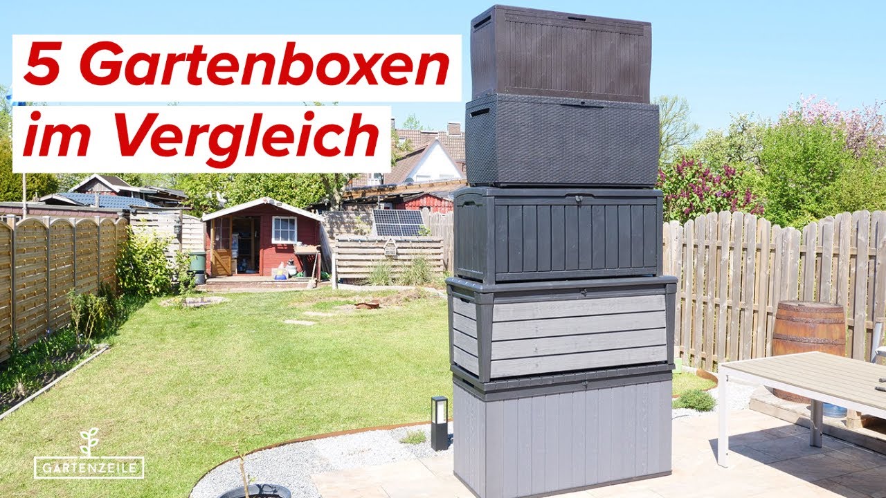 5 Kissenboxen von Keter im großen Vergleich - Unser XXL Praxistest!