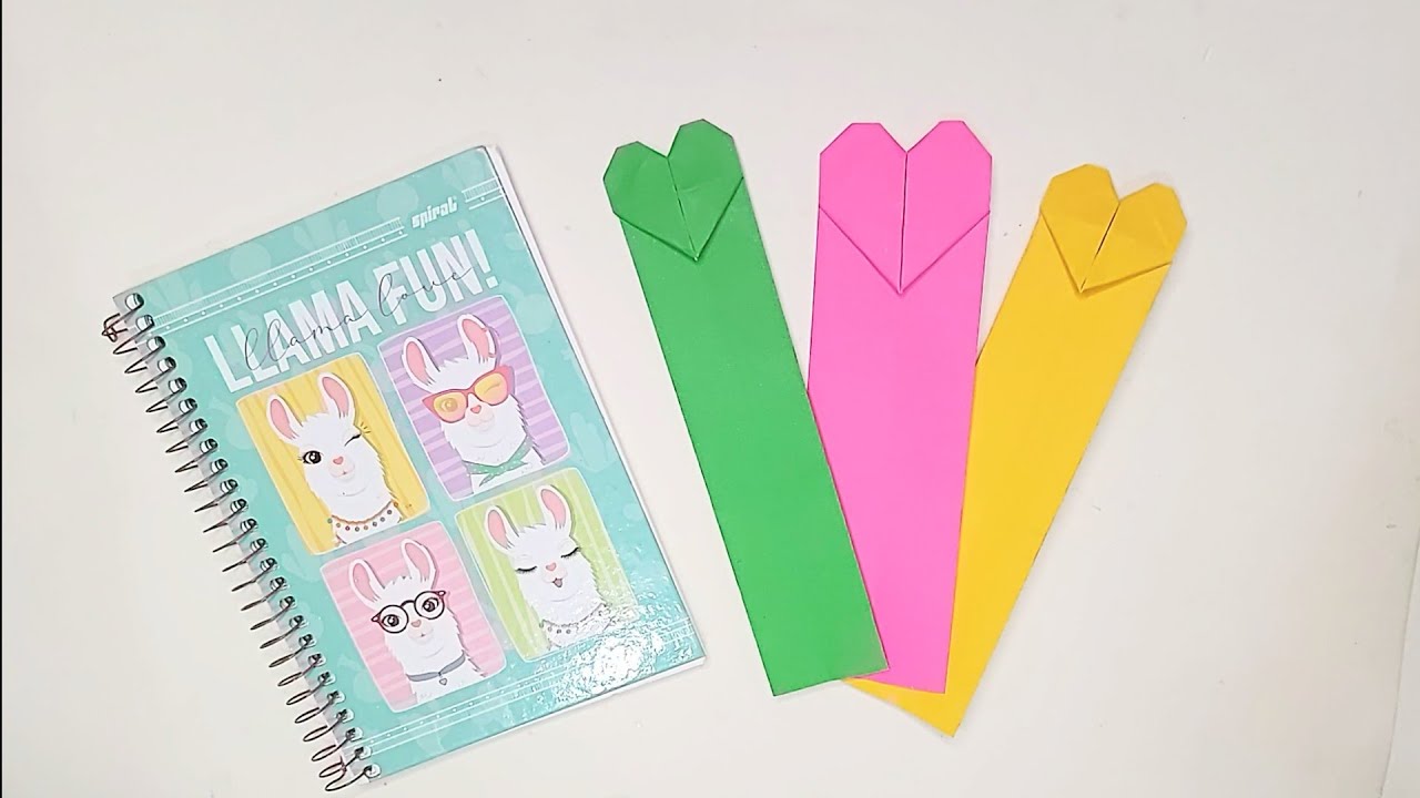 Origami de Cora&ccedil;&atilde;o ❤️ F&aacute;cil de Fazer / Marca P&aacute;gina Fofo / Como fazer dobradura #diy #origami 