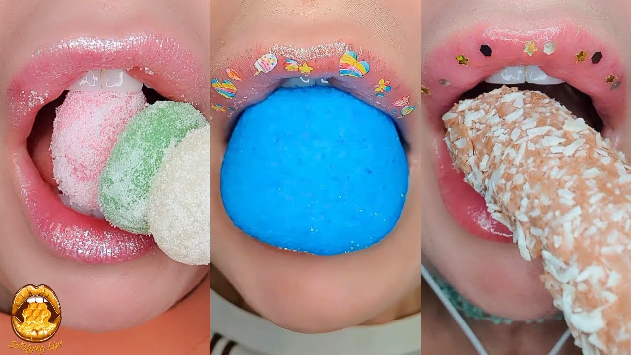 10 Minutes For Sleep Relax Satisfying ASMR Eating MOCHI | MARSHMALLOW Mukbang