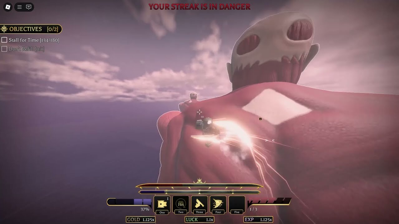 AOTR Roblox | Clearing Stall Mission [Severe]