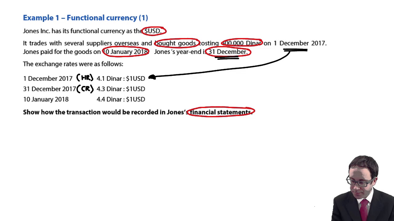 IAS 21 - Example - ACCA Financial Reporting (FR)