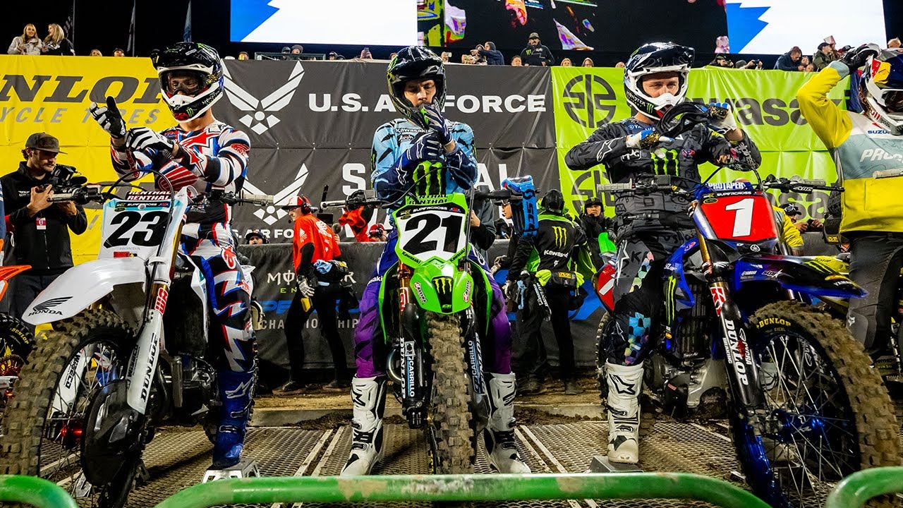 Najważniejsze momenty 4. rundy Supercross 450SX | Stadion Angel w Anaheim, Kalifornia | 28 styczn...