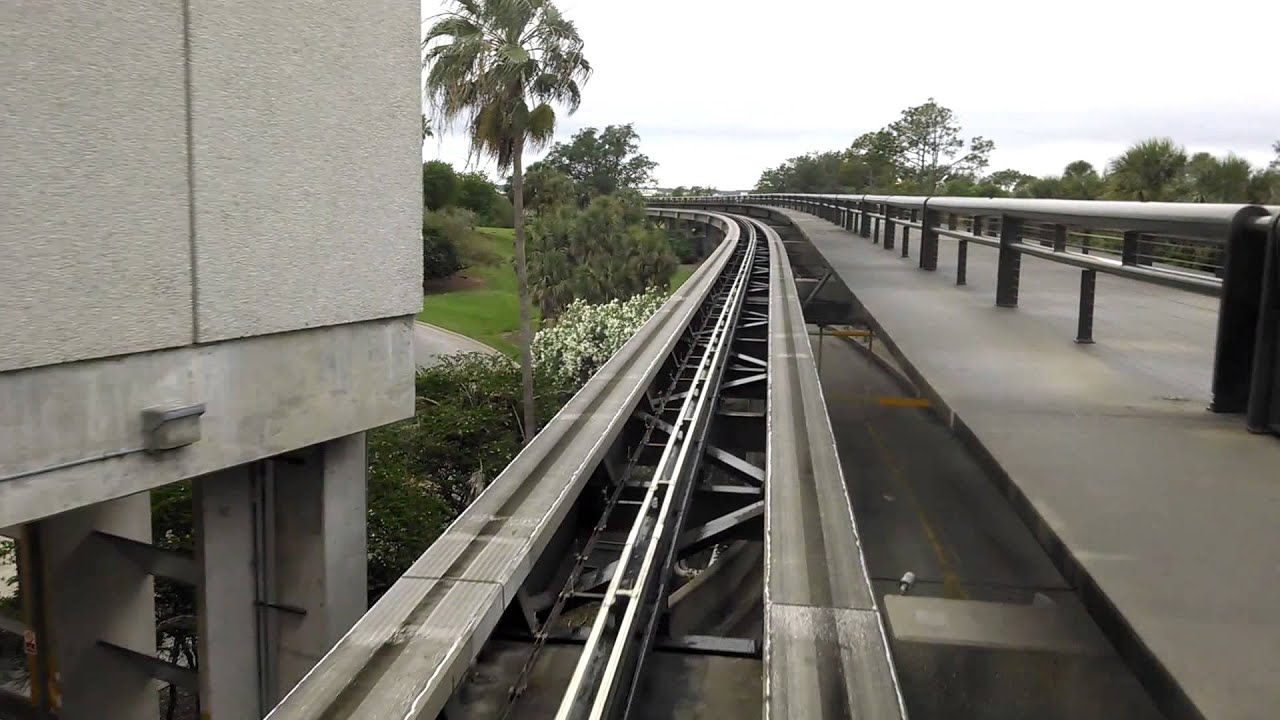 Shuttle from the main terminal to the gates at Orlando International Airport (MCO)