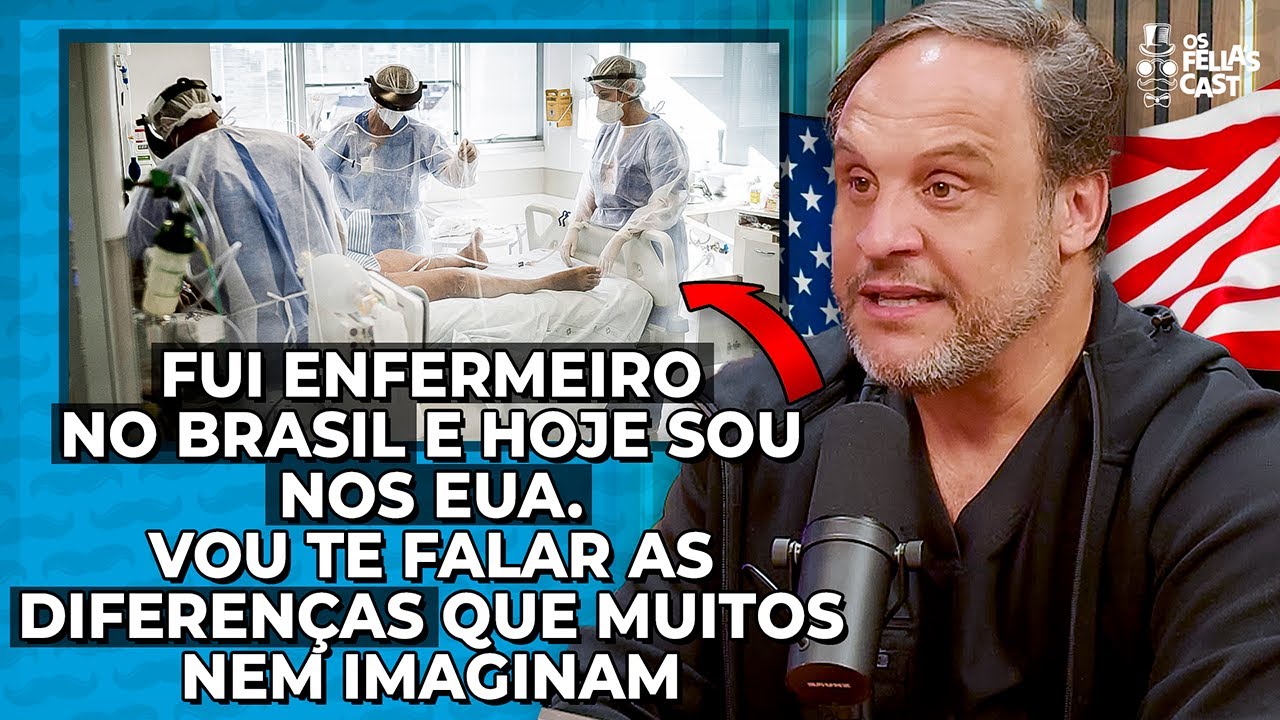 ENFERMEIRO expõe DETALHES de suas FUNÇÕES nos HOSPITAIS dos EUA