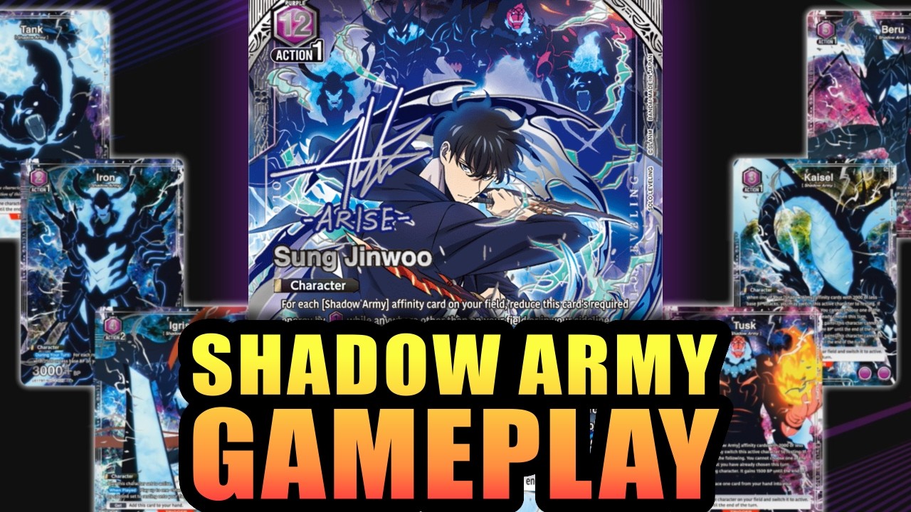 ARISE!! This Solo Leveling Deck IS BUSTED