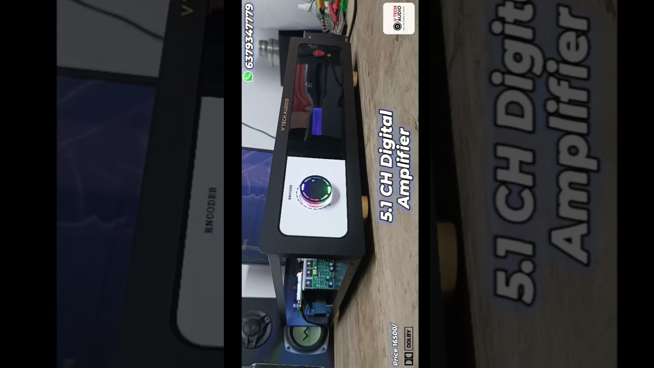 Digital 5.1 CH Arc Amplifier /GT-233 Mini Decoder #reels #automobile #dolbysurround #speaker #bass