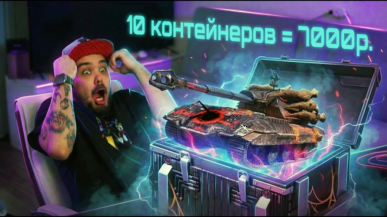 ОТКРЫЛ САМЫЕ ДОРОГИЕ КОНТЕЙНЕРЫ НА Tiger-Maus в Tanks Blitz