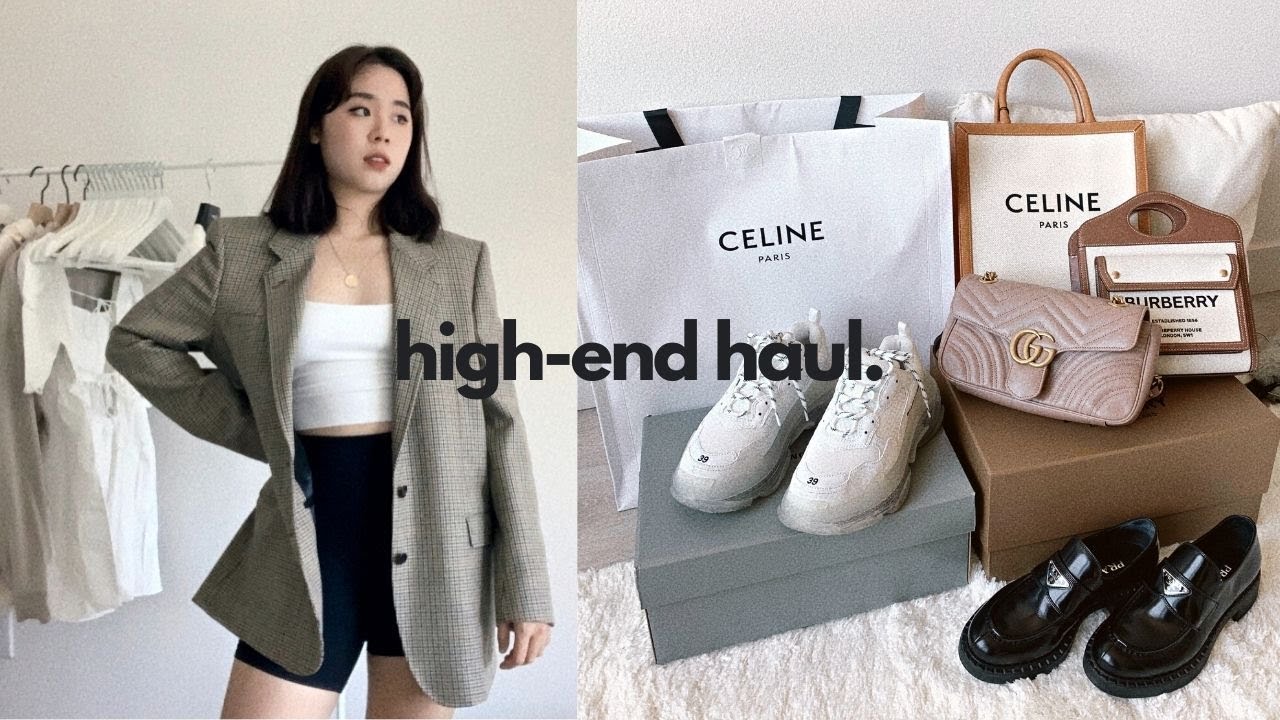 [ENG] HIGHEND HAUL CÙNG MÌNH UNBOX $12,000 ĐỒ HIỆU! GUCCI, PRADA, BALENCIAGA, BURBERRY,...