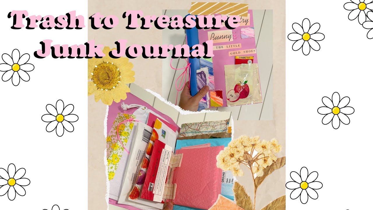 Let’s make a “trashy” junk journal together 🌸