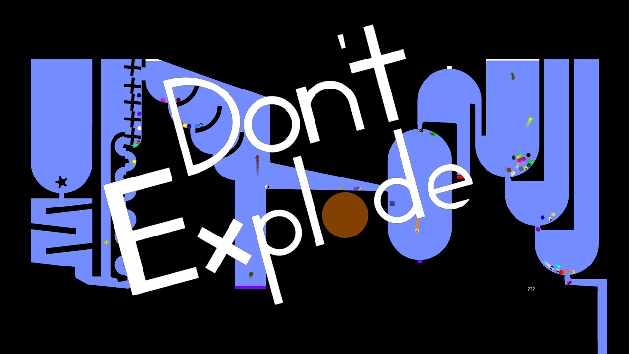 Don't Explode marble race part 1