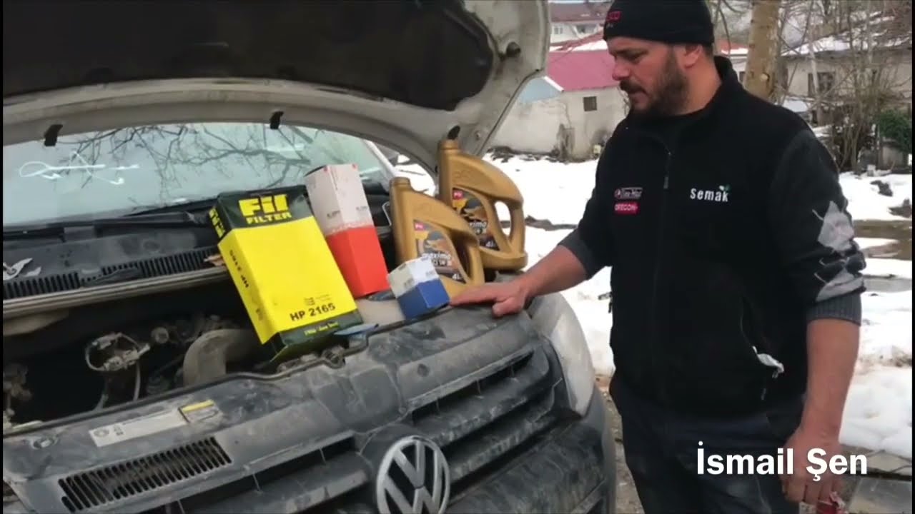 2013 Volkswagen Transporter Yağ ve Filtre Değişimi - volkswagen transporter oil change