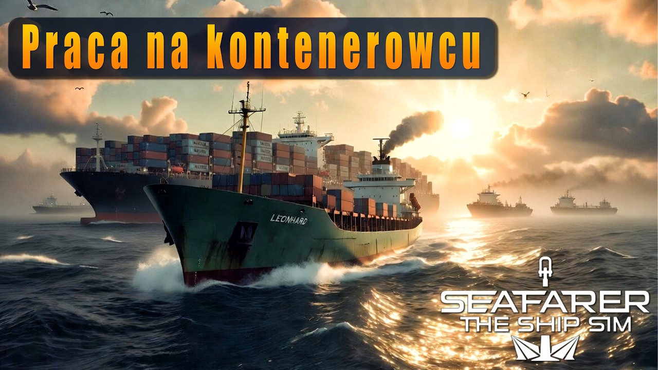 🔥 PIERWSZY LIVE z Seafarer: The Ship Sim! Praca na kontenerowcu + załadunek i rejs z portu do portu