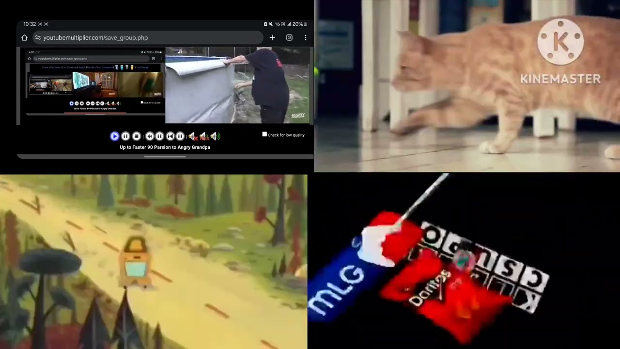 Up to Faster 93 Parsion to Angry Grandpa and Crossovers