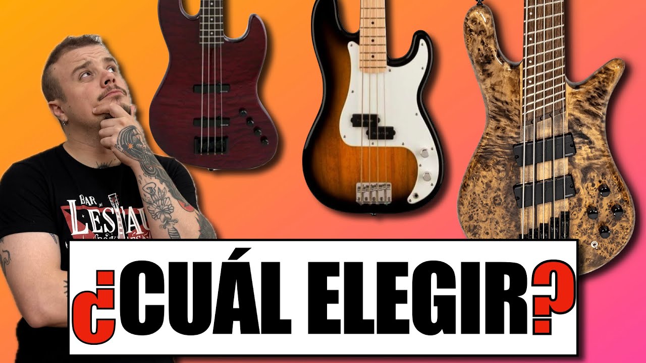 🎸 El mejor bajo para cada estilo musical (rock, pop, jazz) Precision / Jazz bass / Bajo moderno