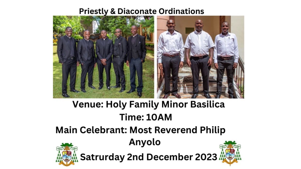 02-12-2023 | CAPUCHIN TV LIVE | Archdiocese of Nairobi Priestly and Diaconate Ordinations