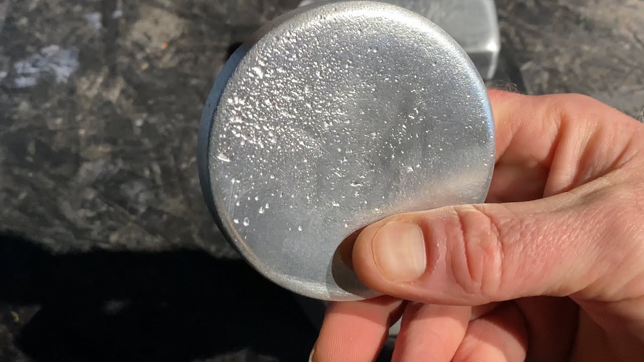 Melting zinc metal wheel weights into beautiful ingots ( trash to treasure)