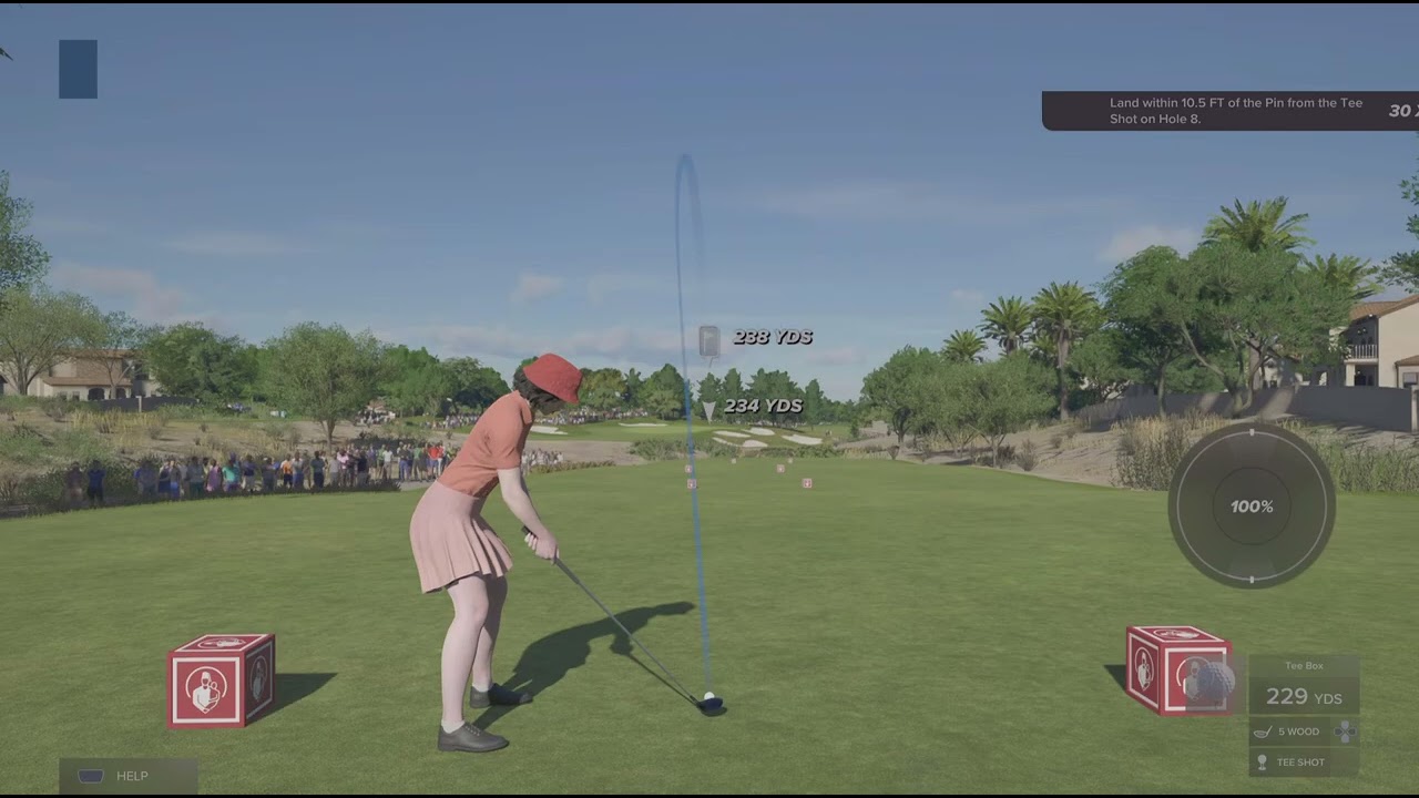 Just find the heart of the fairway.