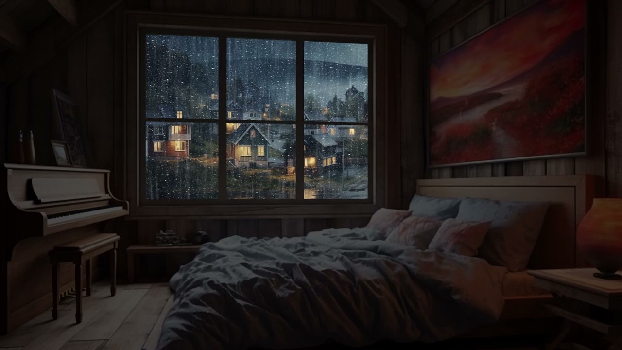 Sleep Deeply and Relax Totally After a Long Day - Ambient Rain Sounds for Mind and Body Healing