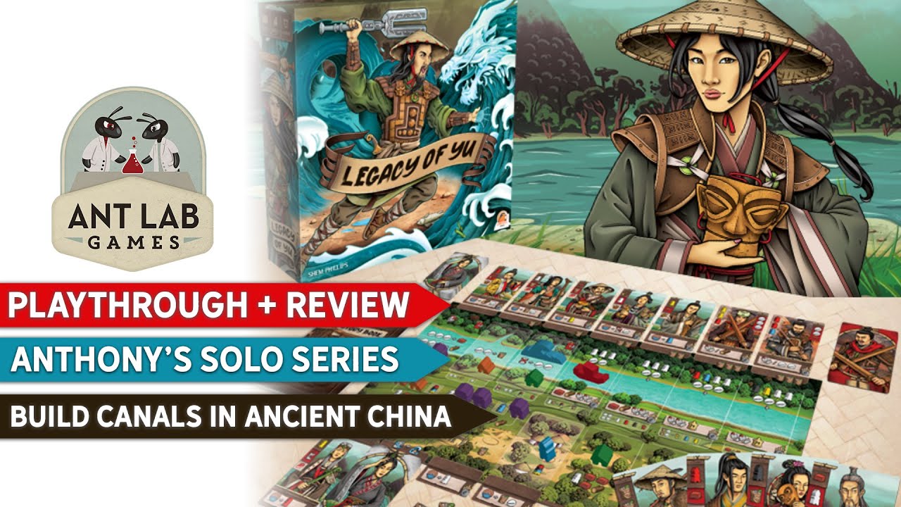 Legacy of Yu Board Game | Solo Series | Playthough and Impressions