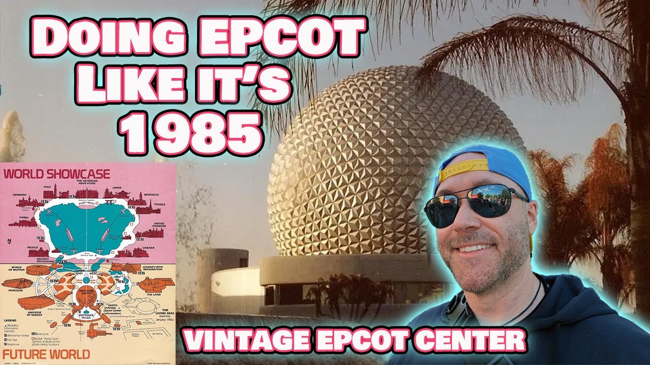Vintage DISNEY | Doing EPCOT like it's 1985