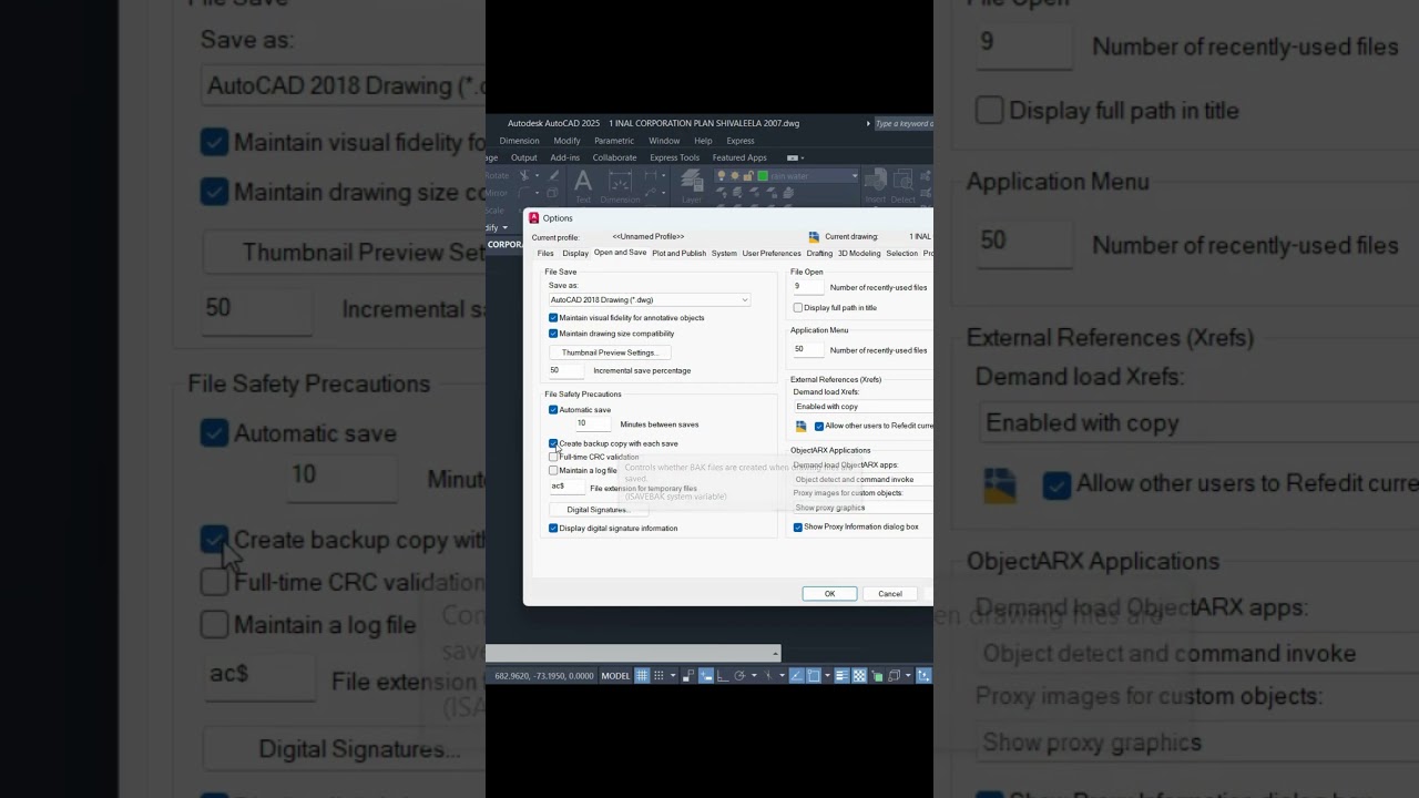 How to Recover Deleted or Unsaved AutoCAD File | Backup and Autosave Recovery in AutoCAD
