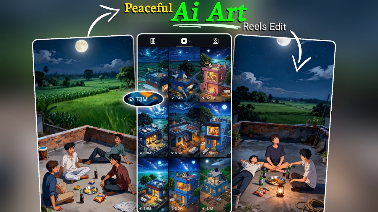New Viral AI Art Reels Trick | AI Art Reels Tutorial
