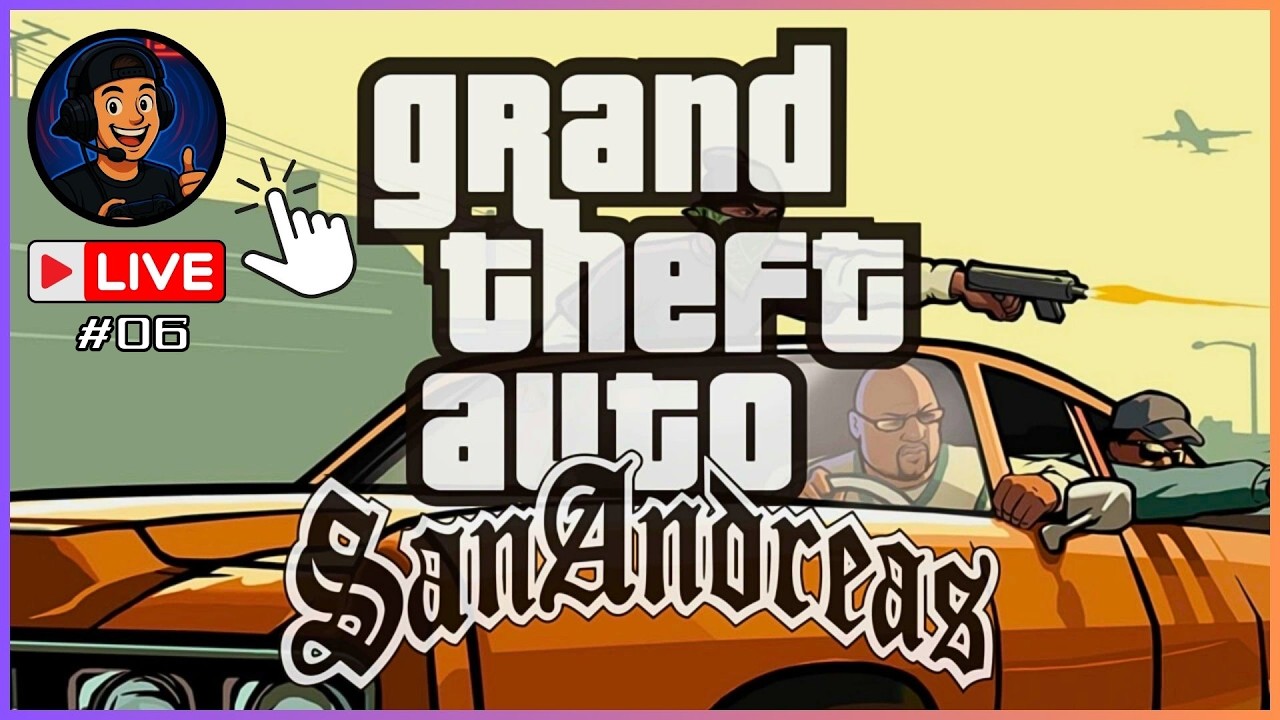 LIVE | GTA San Andreas Dublado | 06