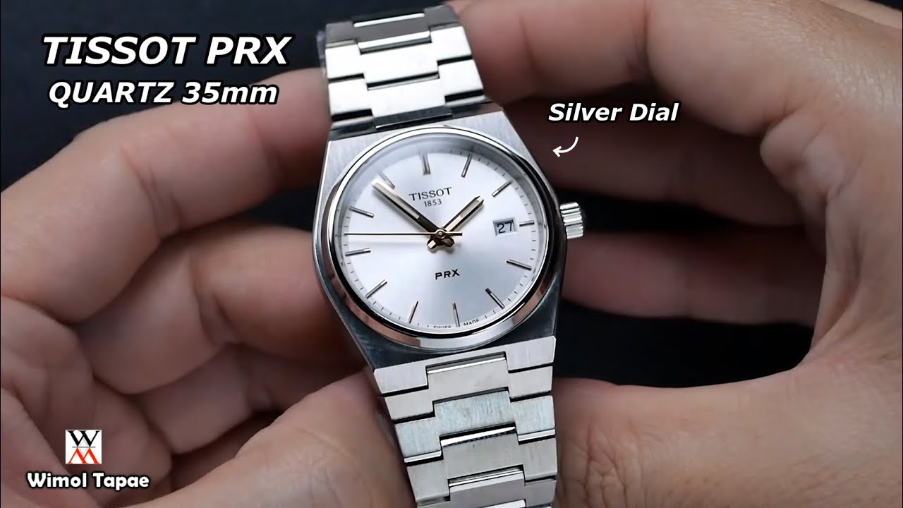 Tissot PRX Quartz 35mm Silver dial - Wimol Tapae