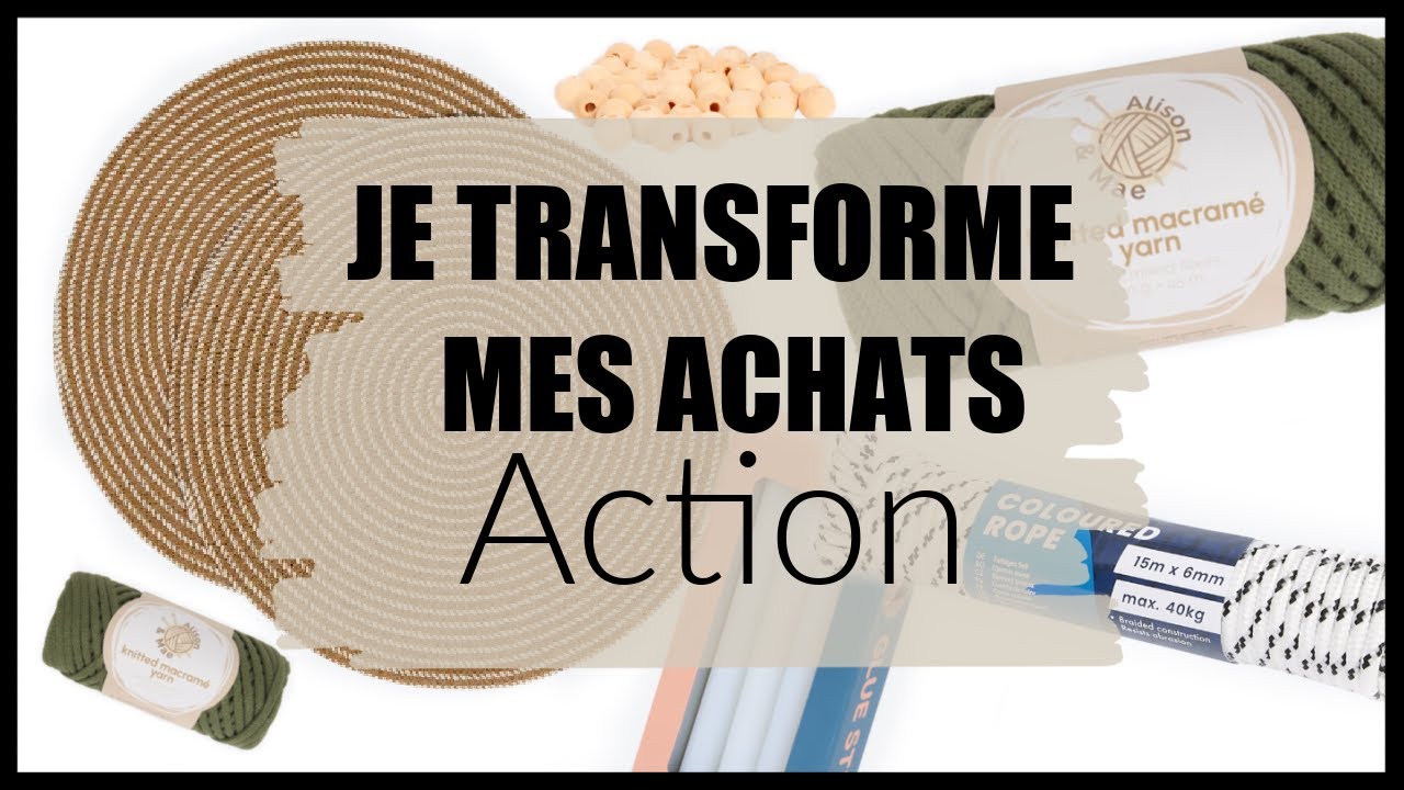 JE TRANSFORME MES ACHATS ACTION #19