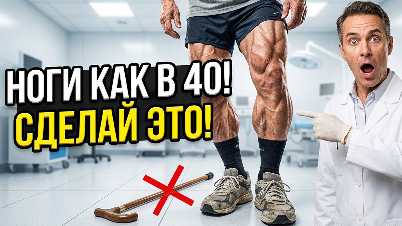 КРЕПКИЕ НОГИ ДАЖЕ в 70: Делай ЭТО по 3 МИНУТЫ в День — и Забудьте о ТРОСТИ