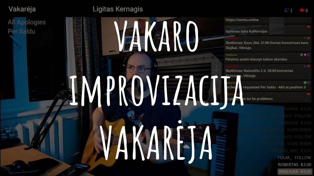 VAKARĖJA   improvizacija drop D