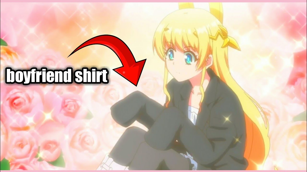 Jinguuji gets charmed seeing tachibana wearing BOYFRIEND SHIRT 異世界美少女受肉おじさんと Fantasy bishoujo
