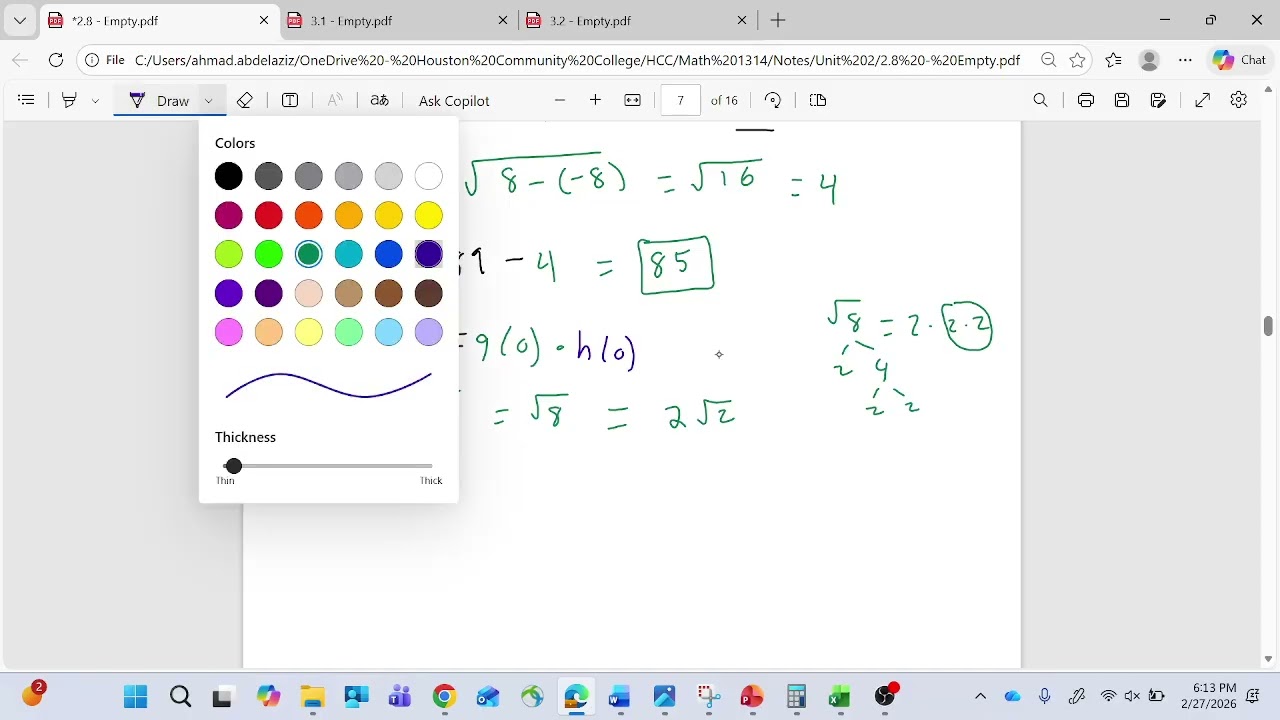Math 1314 - 2.8