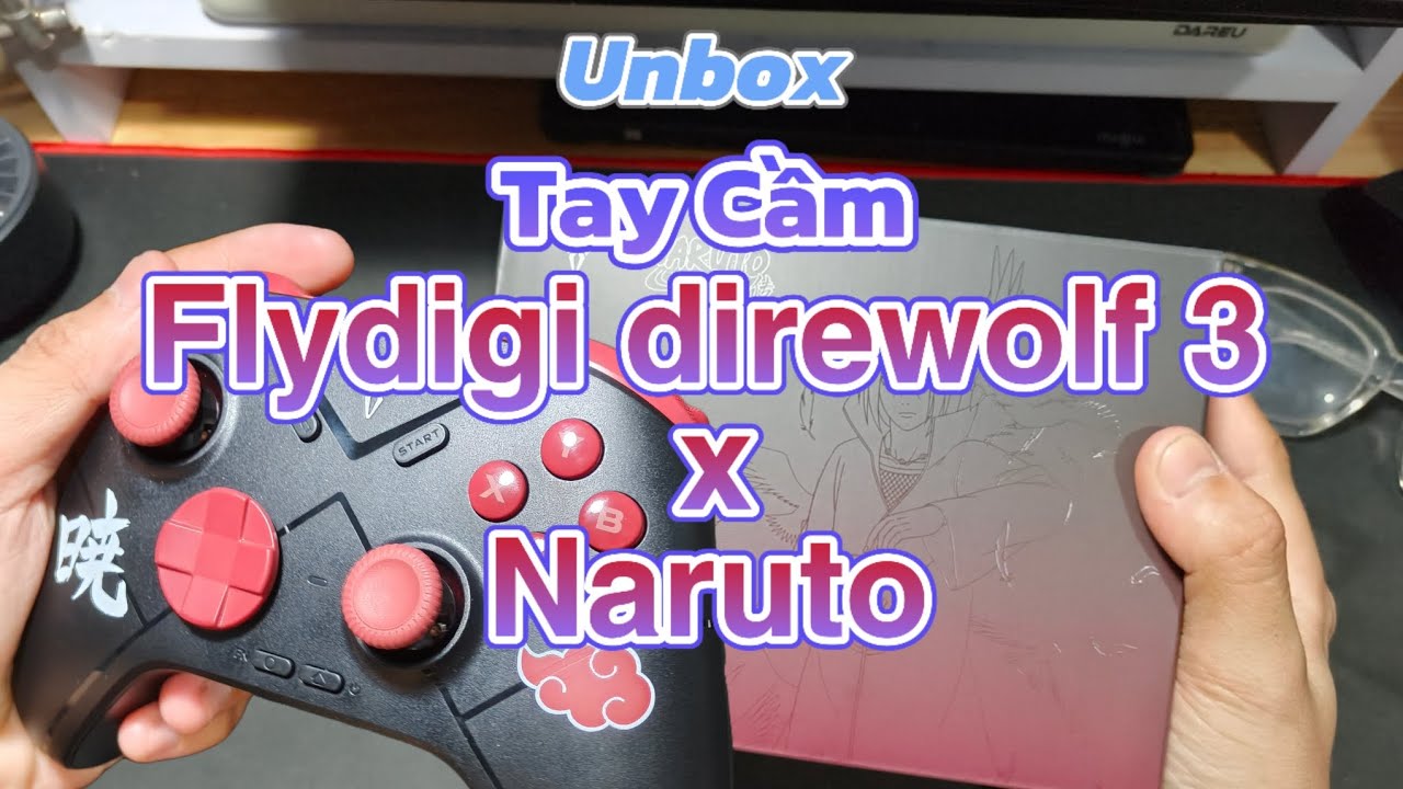 Unbox tay cầm Flydigi direwolf 3 x Naruto | Sản phẩm ở mô tả và bình luận