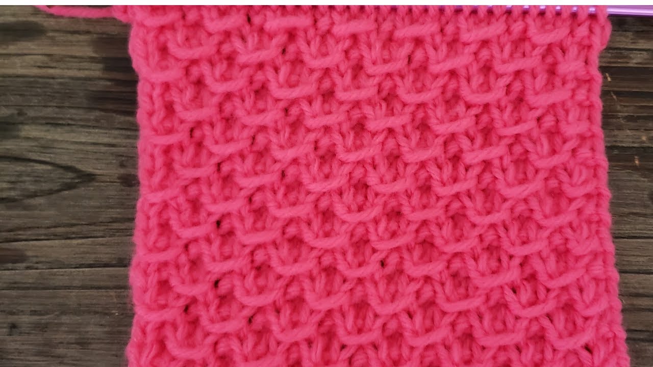 Facil y Rapido Punto Escalera Tejido