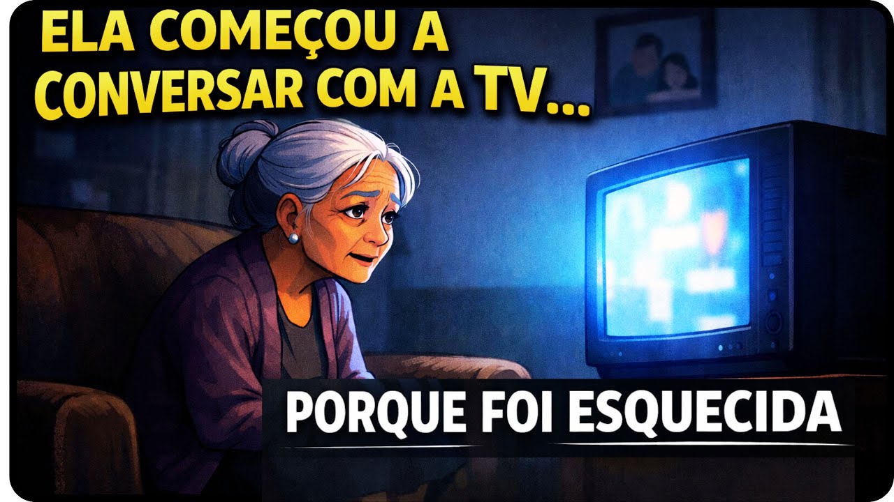 ELA COMEÇOU A CONVERSAR COM A TV… PORQUE FOI ESQUECIDA | SOLIDÃO NA VELHICE