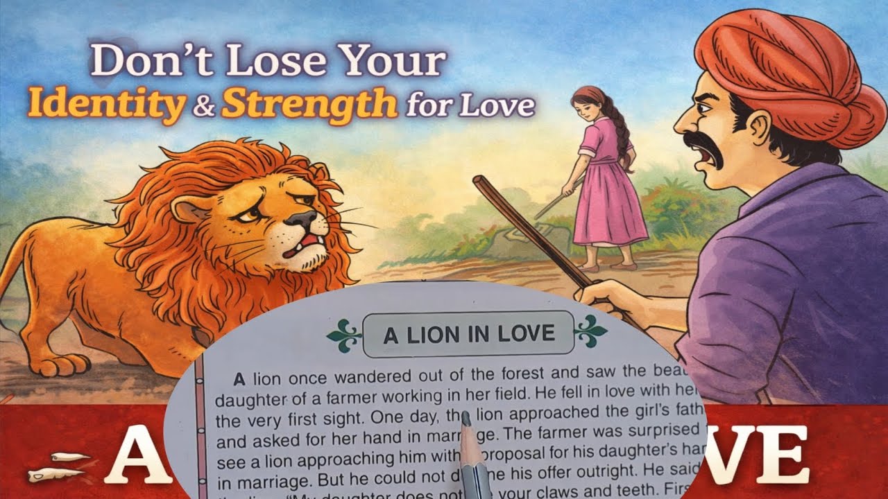 A LION IN LOVE/SHORT ENGLISH STORY/ENGLISH READING PRACTICE/SPOKEN ENGLISH 