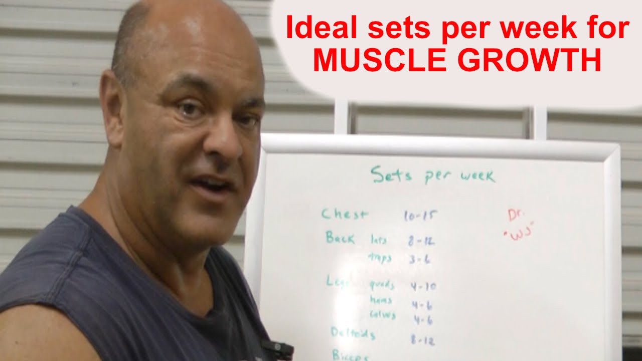 Ideal sets per week for muscle growth