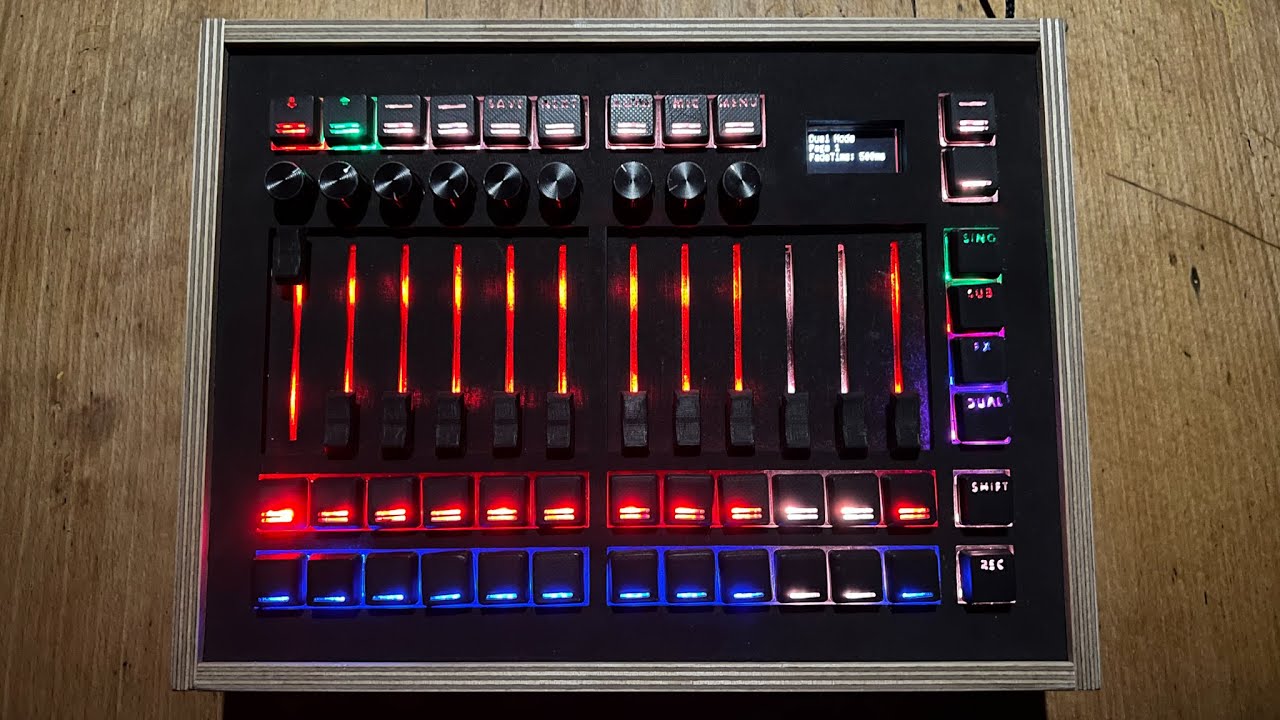 DIY DMX Controller Timelapse