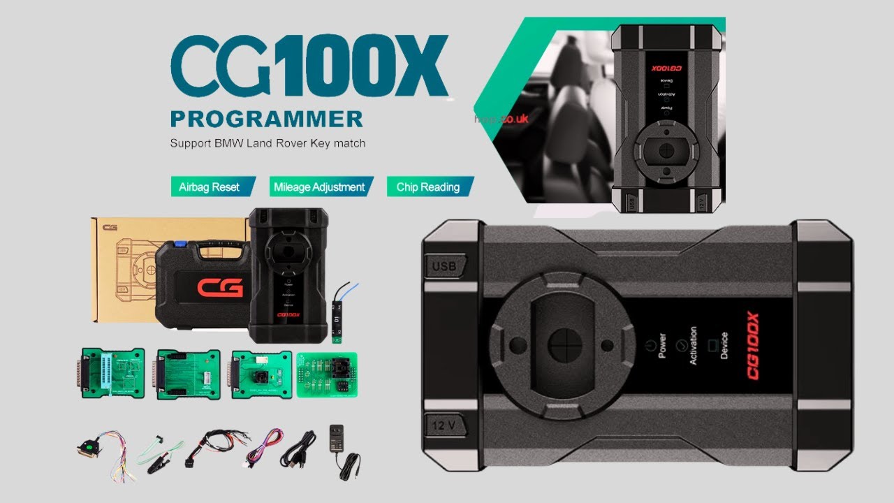 CGDI CG100X Automobile Airbag MCU ECU KEY ODO Programmers Review Bangla